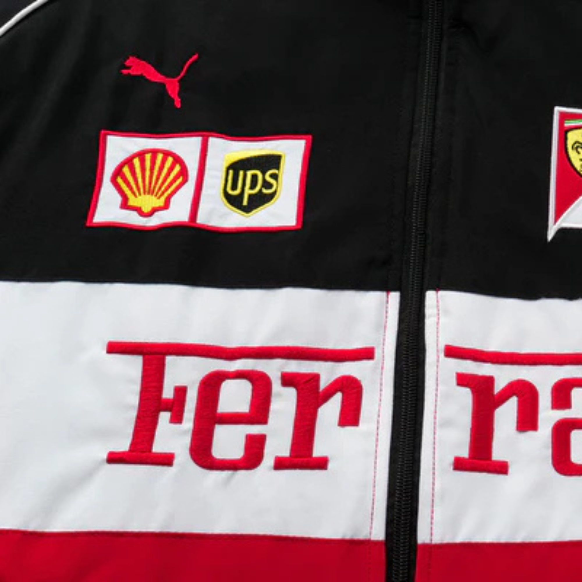 White Vintage Racing Jacket