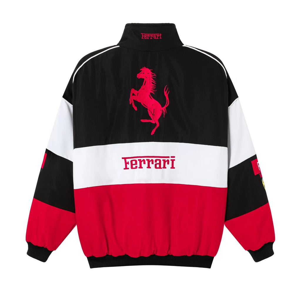 White Vintage Racing Jacket