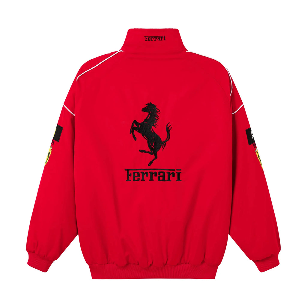 Red Vintage Racing Jacket
