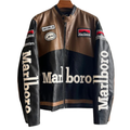 Retro MB Leather Racing Jacket