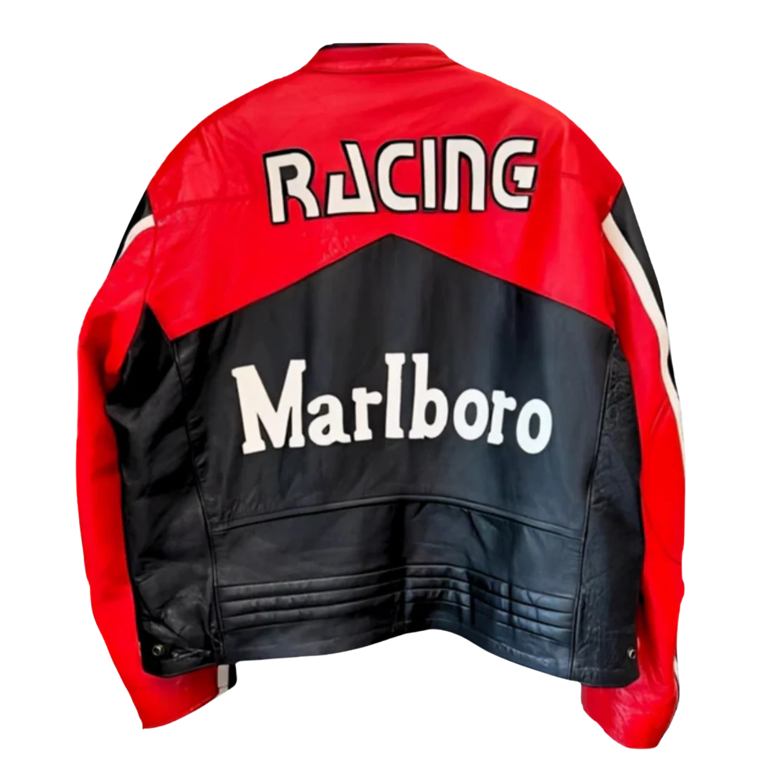 Black MB Leather Racing Jacket