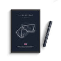 FORMULA 1 SILVERSTONE CIRCUIT POSTER