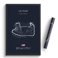 FORMULA 1 LAS VEGUS CIRCIUT POSTER