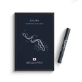 FORMULA 1 SUZUKA CIRCUIT POSTER