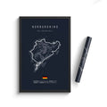 FORMULA 1 NURBURGRING CIRCIUT POSTER