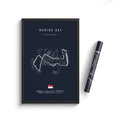 FORMULA 1 MARINA BAY CIRCUIT POSTER