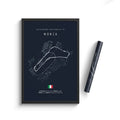 FORMULA 1 MONZA CIRCUIT POSTER